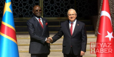 Bakan Güler, Kongolu mevkidaşı Muadiamvita ile görüştü