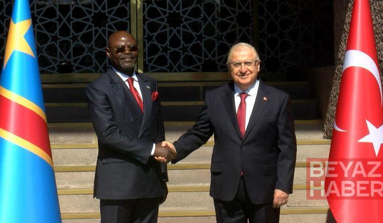 Bakan Güler, Kongolu mevkidaşı Muadiamvita ile görüştü