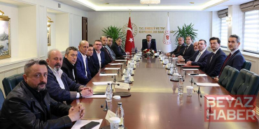 Bakan Bayraktar, maden işçilerini kabul etti