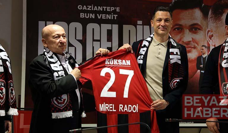 Gaziantep FK’nın yeni teknik direktörü Radoi: Bu bir meydan okuma olduğu için buraya geldim