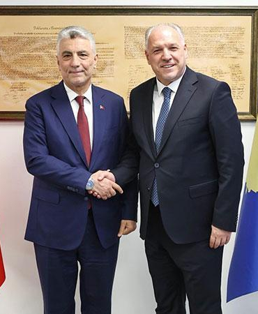 Ticaret Bakanı Bolat, Kosova Başbakan Yardımcısı Damka ile görüştü