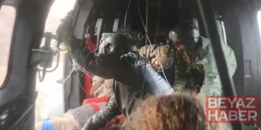 MSB: Artvin’de dağlık arazide yaralanan vatandaşımız helikopterle Erzurum’a ulaştırıldı