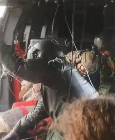 MSB: Artvin’de dağlık arazide yaralanan vatandaşımız helikopterle Erzurum’a ulaştırıldı