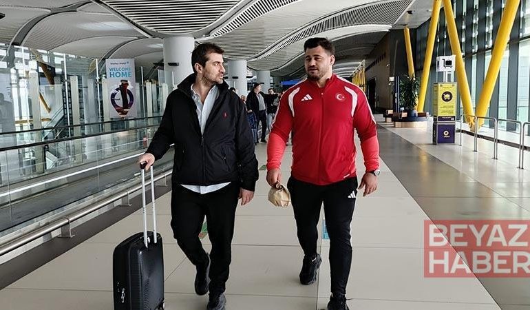 Rekortmen şampiyon Rıza Kayaalp yurda döndü