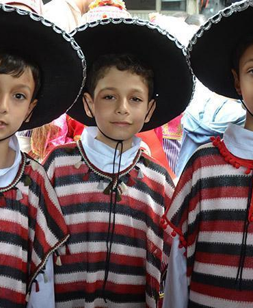 Üçüzler, 23 Nisan kutlamalarında ilgi odağı oldu