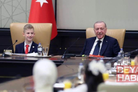Cumhurbaşkanı Erdoğan, çocukları kabul etti