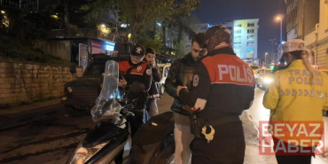 Kadıköy'de helikopter destekli 'Huzur İstanbul' denetimi