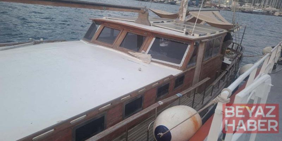 Su alan içinde 3 kişinin bulunduğu tekne, kurtarıldı