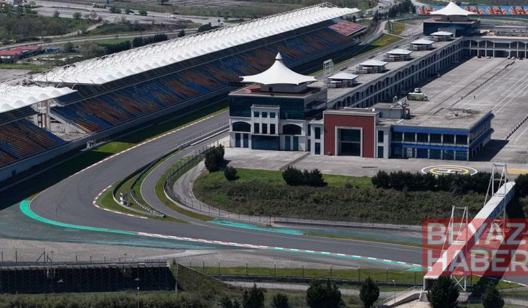 Formula 1 pistinin son hali havadan görüntülendi