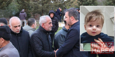 Kaza sırasında araçtan fırlayıp TIR’ın altında kalan Yamaç bebek, toprağa verildi