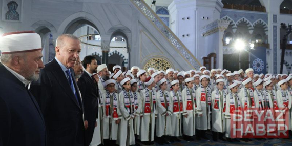 Cumhurbaşkanı Erdoğan, Çamlıca Camii