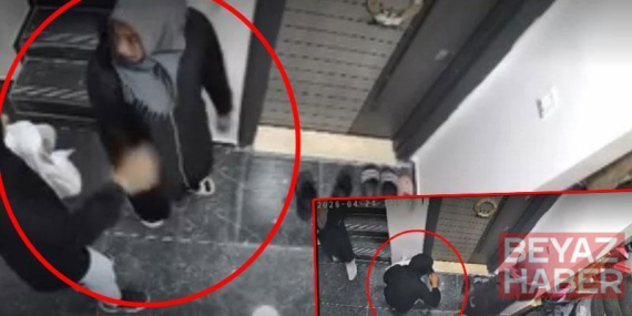 Ayakkabıyı koklayıp, kartla kapıyı açmaya çalıştılar