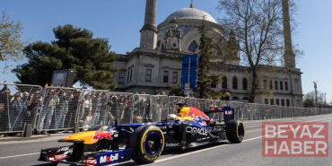Formula 1 aracı İstanbul sokaklarında