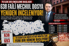 Adalet Bakanlığı: 75 ilde 638 faili meçhul dosya incelemeye alındı