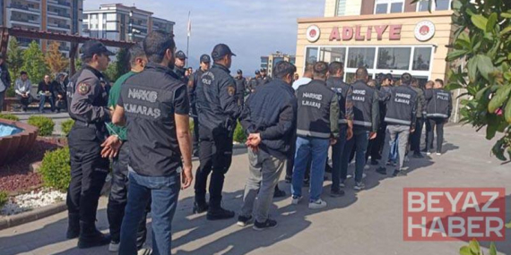 Kahramanmaraş merkezli uyuşturucu soruşturmasında 45 tutuklama