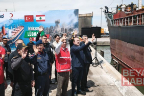 Lübnan’a gidecek yardım gemisi, Mersin