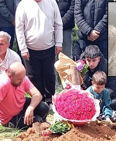 Gelin çiçeğini, oğlunun mezarının başına koydu