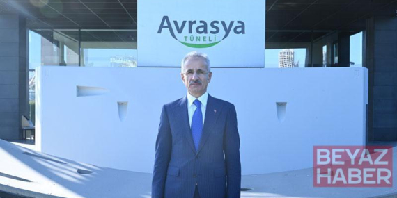 Bakan Uraloğlu: 9,5 milyon farklı araç Avrasya Tüneli