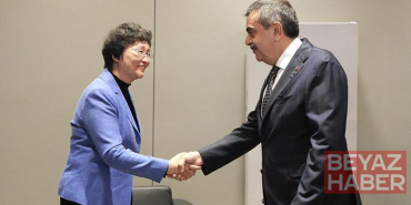 Bakan Tekin, Çin İnsan Kaynakları Sosyal Güvenlik Bakanı Wang ile görüştü