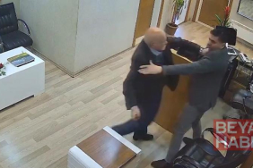 Belediye personeline satırlı saldırının görüntüleri ortaya çıktı