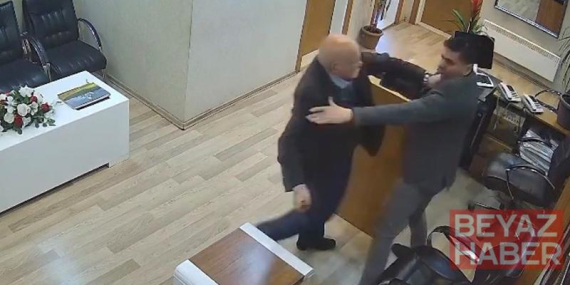 Belediye personeline satırlı saldırının görüntüleri ortaya çıktı