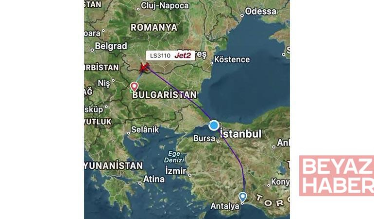 Antalya’dan kalkan Jet2 uçağında yolcular sorun çıkardı; uçak acil iniş yaptı