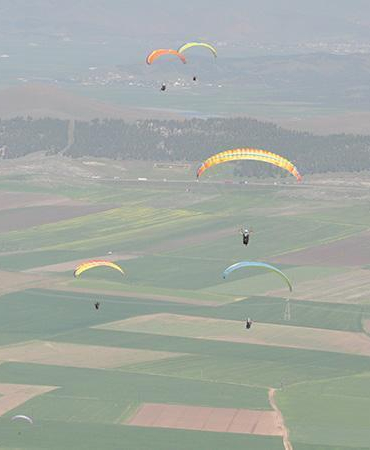 Türkiye Yamaç Paraşütü Hedef Yarışması Gaziantep 2026 başladı