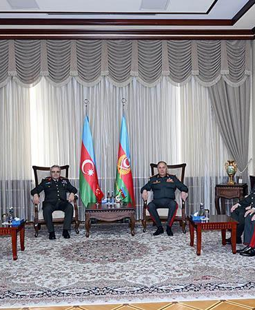 Kara Kuvvetleri Komutanı Orgeneral Tokel, Azerbaycan