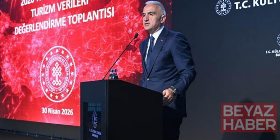 Bakan Ersoy 2026 yılının ilk çeyreğine ait turizm verilerini açıkladı