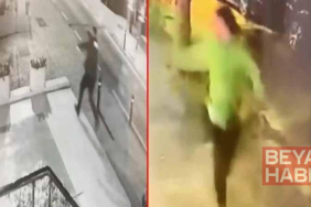 Kadıköy’de mekandan çıkarılan kişinin ateş açtığı anlar kamerada; polis bacağından vurarak yakaladı