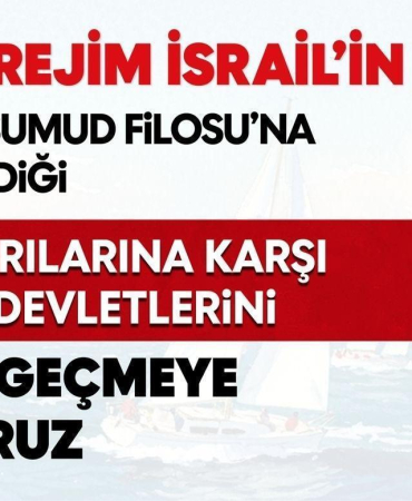 Eğitim-Bir-Sen: Sumud Filosu için dünya devletleri somut adım atmalı