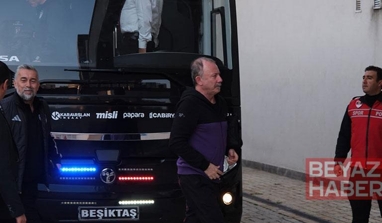 Beşiktaş kafilesi, Gaziantep’e geldi