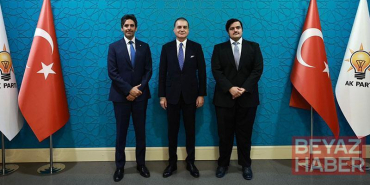 Ömer Çelik, Katar Büyükelçisi Al-Henzap ve Başkatip Al-Thani ile görüştü