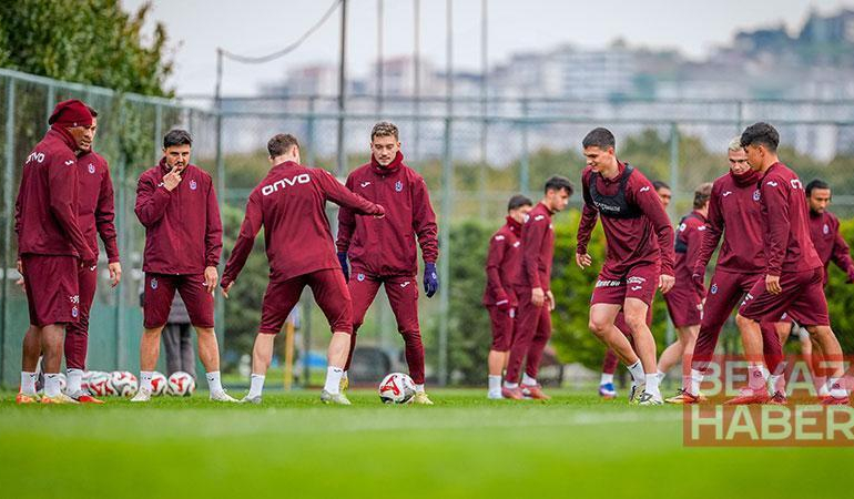 Trabzonspor’da Göztepe maçı hazırlıklarını sürdürdü