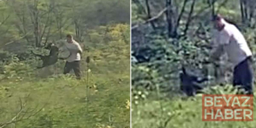 Köpeğe dakikalarca şiddet uyguladı! Çevredekilerin tepkilerine de aldırış etmedi