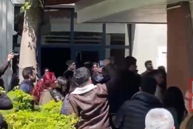 Üniversitelilerin spor salonu protestosunu ülkücüler bastı