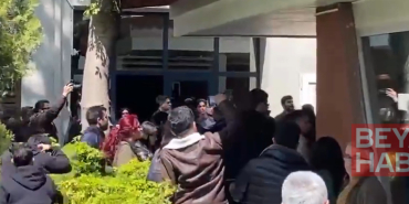 Üniversitelilerin spor salonu protestosunu ülkücüler bastı