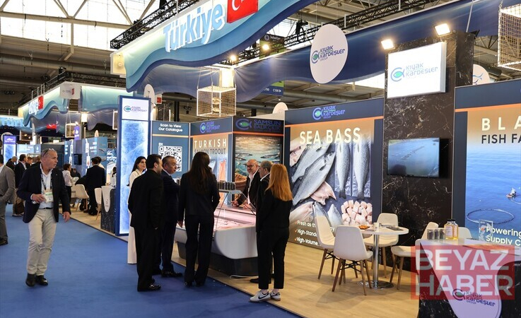 Türk su ürünleri sektöründen İspanya'da düzenlenen deniz ürünleri fuarına çıkarma
