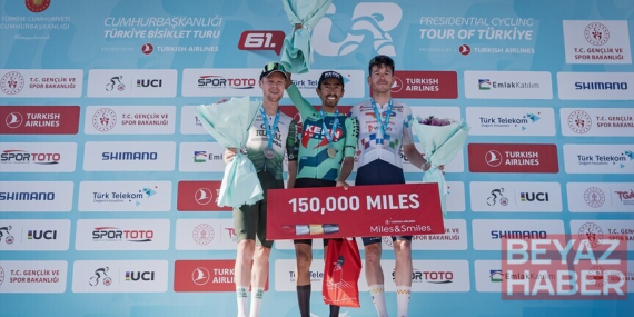 61. Cumhurbaşkanlığı Türkiye Bisiklet Turu'nun üçüncü etabını Sosa kazandı