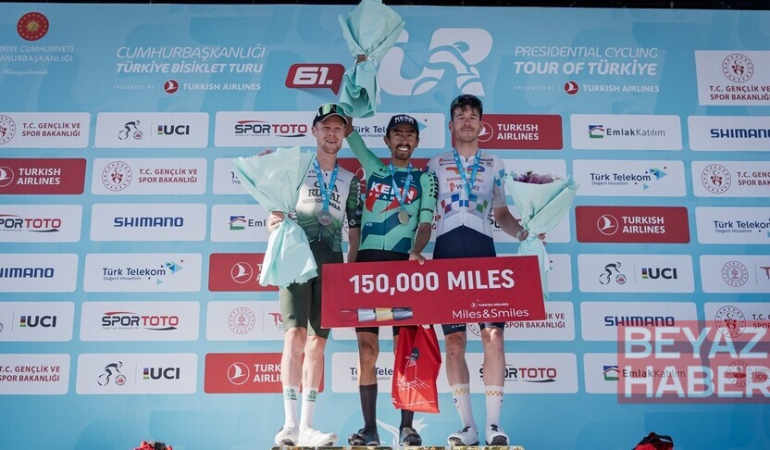 61. Cumhurbaşkanlığı Türkiye Bisiklet Turu'nun üçüncü etabını Sosa kazandı