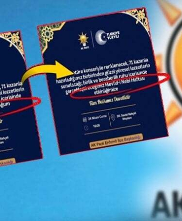 AKP ilçe başkanlığı FETÖ'nün kullandığı sözlerle halka çağrı yaptı!