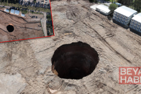 İnşaat sahasında dev obruk! Facianın eşiğinden dönüldü