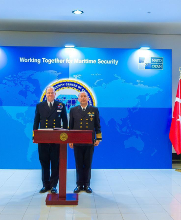 NATO Müttefik Deniz Komutanı Koramiral Pedre, Deniz Güvenliği Mükemmeliyet Merkezini ziyaret etti