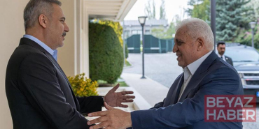 Bakan Fidan, Haşdi Şabi Komisyonu Başkanı el-Feyyad ile bir araya geldi