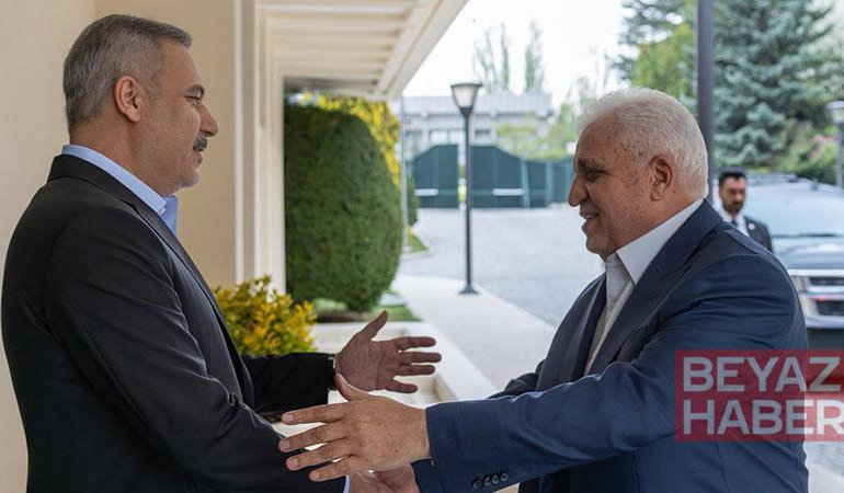 Bakan Fidan, Haşdi Şabi Komisyonu Başkanı el-Feyyad ile bir araya geldi