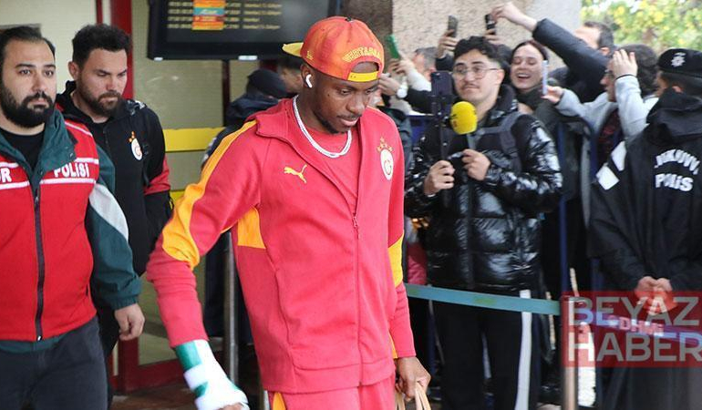 Galatasaray kafilesi, Samsun’a geldi