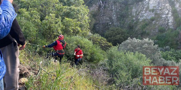 Çanakkale’de otomobil, uçurumdan dereye yuvarlandı: 1 yaralı