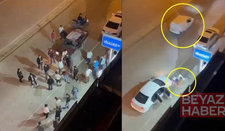 Osmaniye’de 2 kişinin yaralandığı silahlı kavga, kamerada