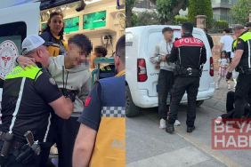 Kaçan motosiklet sürücüsü, kazadan sonra polise sarılıp ağladı