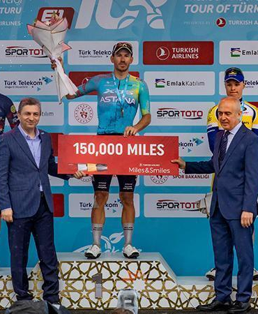 Cumhurbaşkanlığı Türkiye Bisiklet Turu’nda Antalya-Antalya etabını Davide Ballerini kazandı